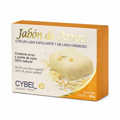 JABÓN DE ARROZ EXFOLIANTE Cybel lab- FACIAL - 100g